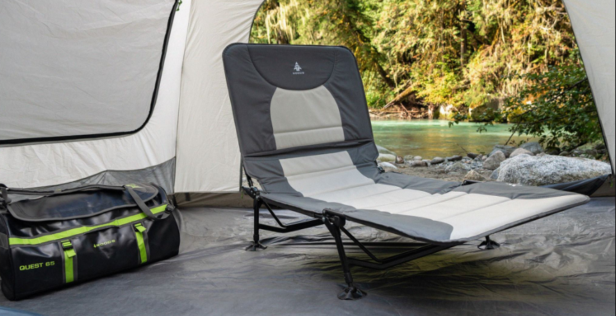 Camping Cots 2 in 1 Standard Folding Portable Cots Woods