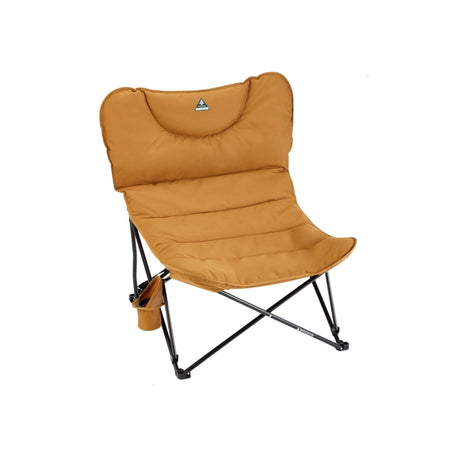 key features Woods Mammoth Folding Padded Camping Chair - Dijon