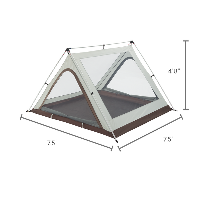 Measurements of the Woods A-Frame 3-Person 3-Season Tent
