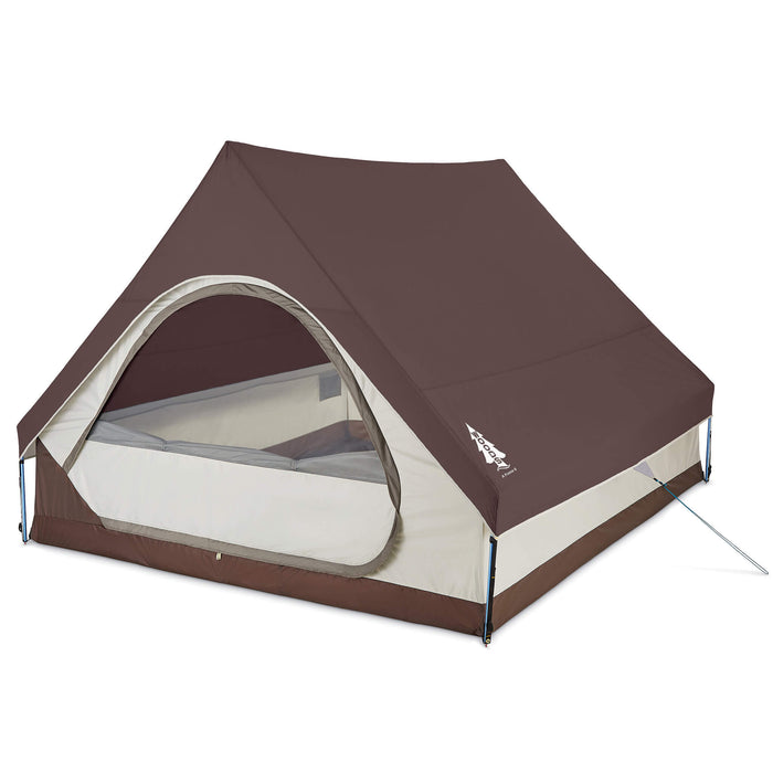Woods A-Frame 6-Person 3-Season Tent - Brown