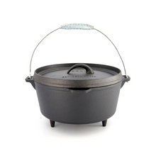 Load image into Gallery viewer, Woods Heritage Cast Iron Dutch oven with lid