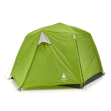 Load image into Gallery viewer, Fully built Woods Lookout Lightweight 4-Person 3-Season Tent with rainfly and vestibule from right side