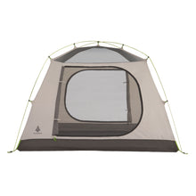 Load image into Gallery viewer, Fully built Woods Lookout Lightweight 4-Person 3-Season Tent without rainfly and from front with window open