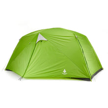 Load image into Gallery viewer, Fully built Woods Lookout 8-Person Tent with Rainfly from right side