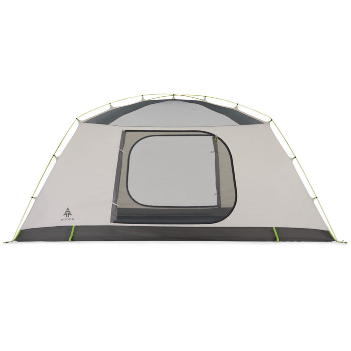 Fully built Woods Lookout 8-Person Tent without Rainfly from front