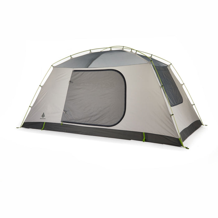 Fully built Woods Lookout 8-Person Tent without Rainfly from right