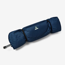 Load image into Gallery viewer, Woods Mammoth Folding Padded Camping Chair in Navy rolled up