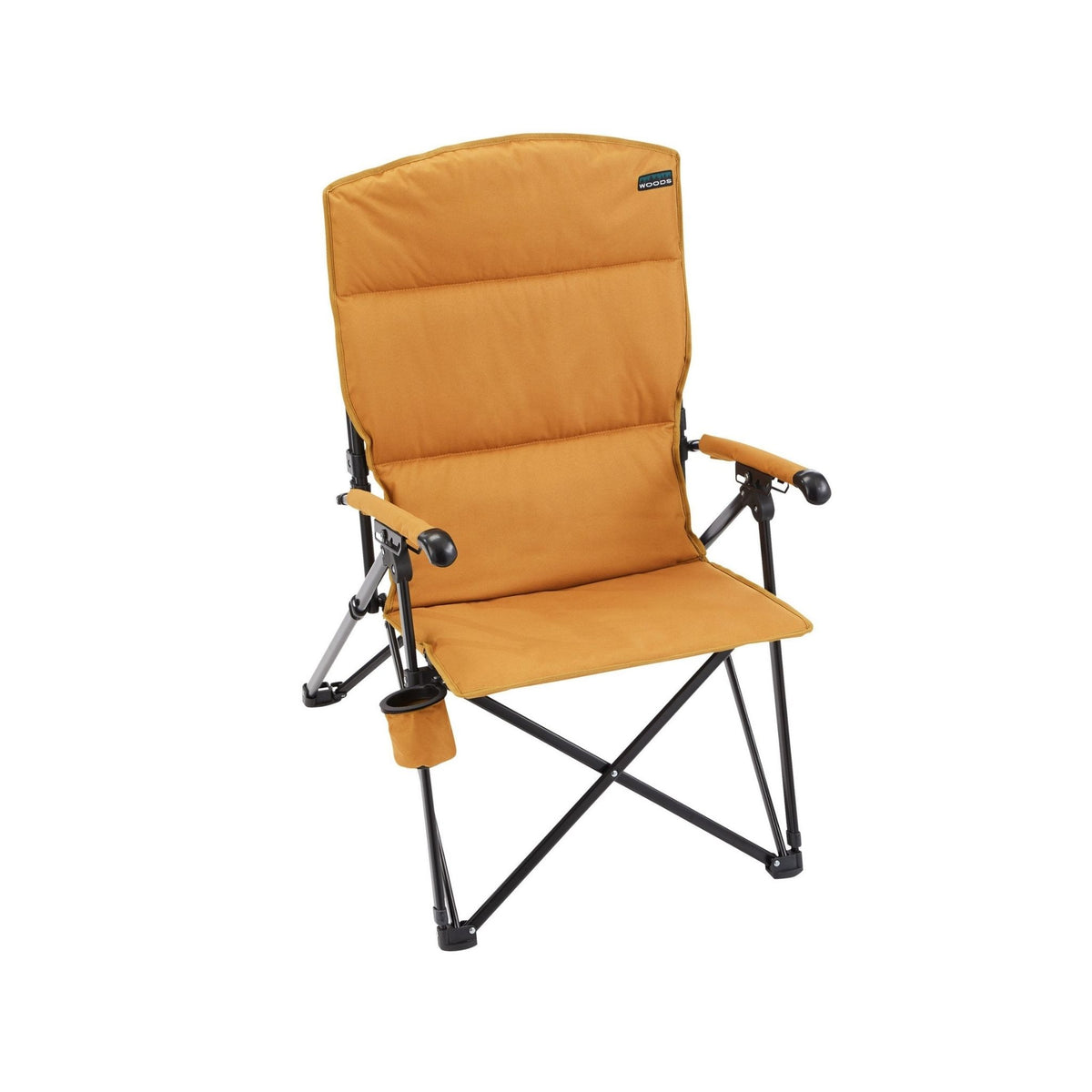 Woods Siesta Folding Reclining Padded Camping Chair - Dijon