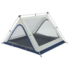Load image into Gallery viewer, Fully built Woods A-frame 3-person 3-season tent in Blue without rainfly