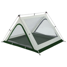 Load image into Gallery viewer, Fully built Woods A-Frame 3-Person 3-Season Tent in Green without rainfly