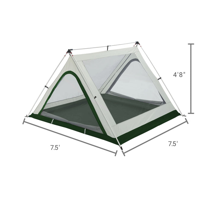 Measurements of the Woods A-Frame 3-Person 3-Season Tent
