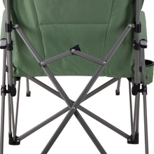 Load image into Gallery viewer, Close up of the back on the Woods Ashcroft 3-Position Camping Lounger Chair in Sea Spray