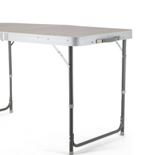 Load image into Gallery viewer, Close up of the Woods Folding Portable Camping Table near the end