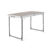 Load image into Gallery viewer, Woods Folding Portable Camping Table angled left 