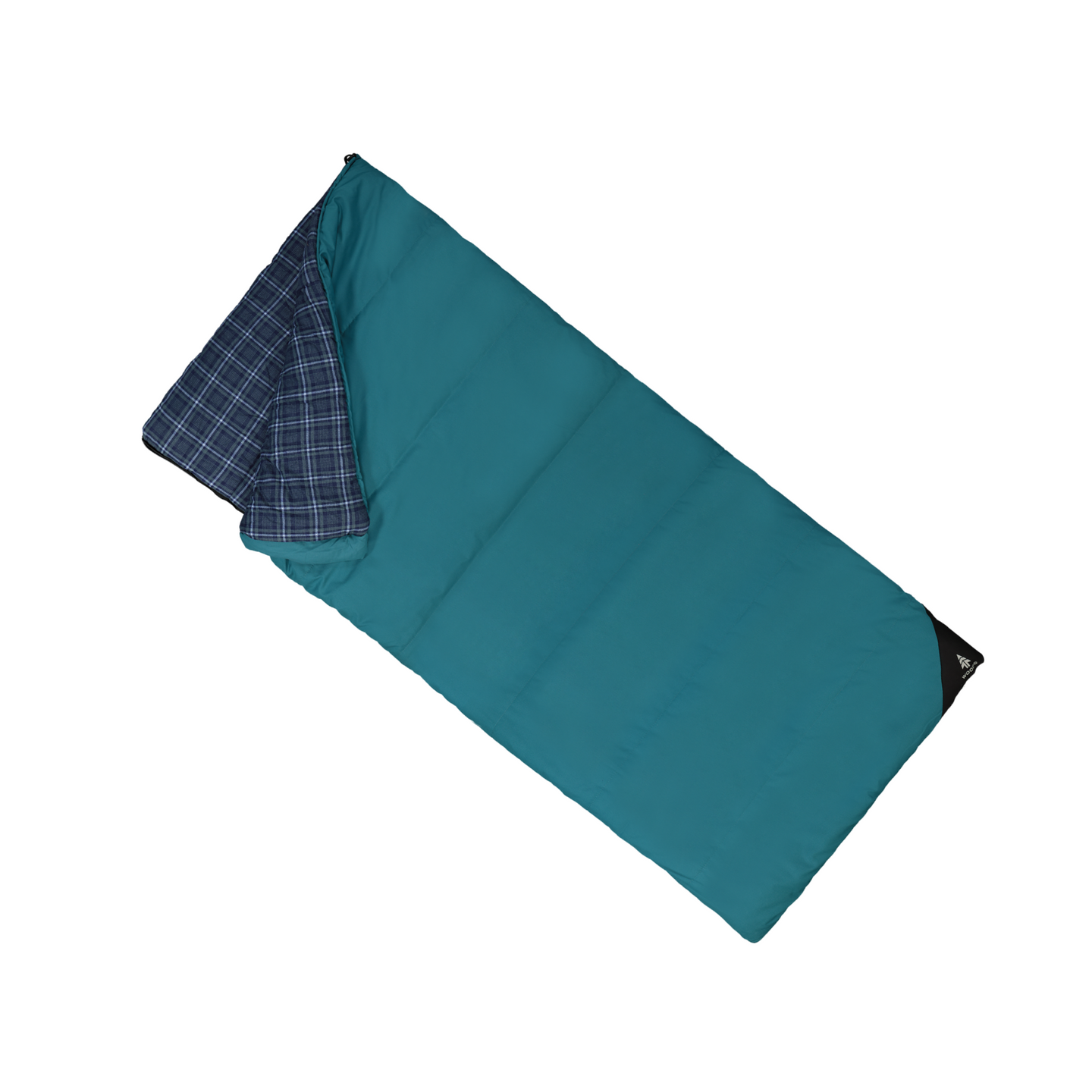 Woods Heritage Cotton Flannel Cold Weather Sleeping Bag in Blue