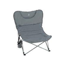 Load image into Gallery viewer, Woods Mammoth Folding Padded Camping Chair in color Gun Metal
