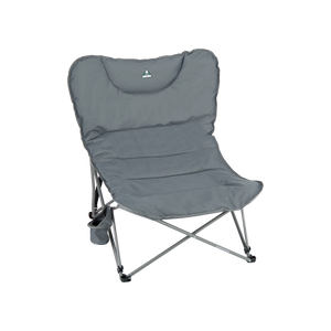Woods Mammoth Folding Padded Camping Chair in color Gun Metal