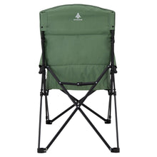 Load image into Gallery viewer, Woods Siesta Folding Reclining Padded Camping Chair in Sea Spray from the back