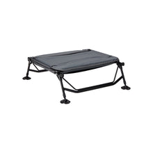 Load image into Gallery viewer, Top of the Woods Portable Quick Set-Up Adjustable 2-in-1 Camping Lounger in Gray folded down