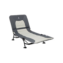 Load image into Gallery viewer, Woods Portable Quick Set-Up Adjustable 2-in-1 Camping Lounger in Gray