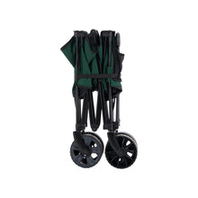 Load image into Gallery viewer, Woods Outdoor Collapsible Utility King Wagon in Green folded up