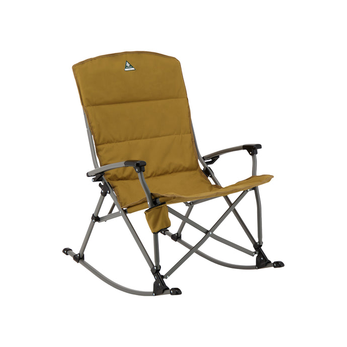 Woods Kaslo Folding Camping Rocker Chair in Dijon