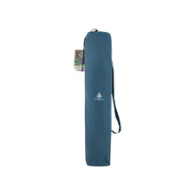 Load image into Gallery viewer, Woods Siesta Folding Reclining Padded Camping Chair in Blue inside carry bag