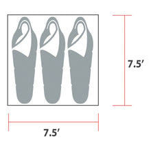 Load image into Gallery viewer, Dimensions of the Woods A-Frame 3-Person 3-Season Tent