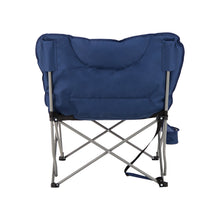 Load image into Gallery viewer, Back of the Woods Mammoth Folding Padded Camping Chair in Navy