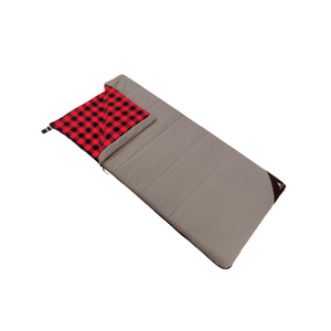 Woods Heritage Cotton Flannel Cold Weather Sleeping Bag in Gray