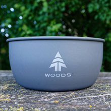 Load image into Gallery viewer, One of two pots included in the Woods Nootka Anodized 5-piece Camping Cook Set