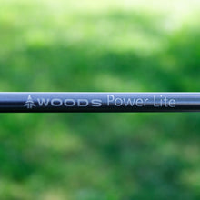 Load image into Gallery viewer, Close up of the aluminum poles on the Woods Pinnacle Lightweight 4-Person 4-Season Tent