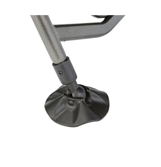 Close up of a leg on the Woods Portable Quick Set-up Folding Adjustable 2-in-1 Camping cot