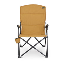 Load image into Gallery viewer, Woods Siesta Folding Reclining Padded Camping Chair in Dijon from the front