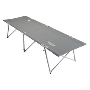 Woods Standard Portable Folding Comfort Camping Cot in Gray